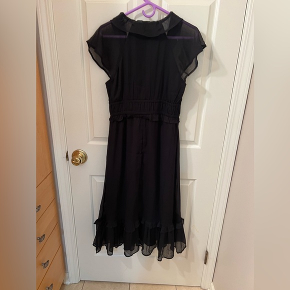 Old Navy Waist-Defined Flutter-Sleeve Midi Dress Size Medium NWT - Picture 7 of 10